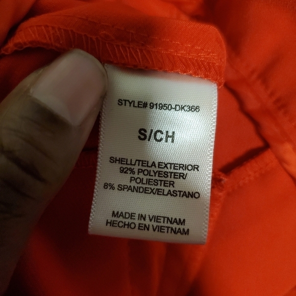 Have Womens Trosure Pants size Small Red Slim Fit Stretch - Picture 6 of 12